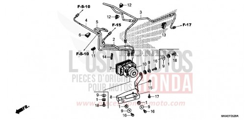 ABS MODULATOR NC750DK de 2019